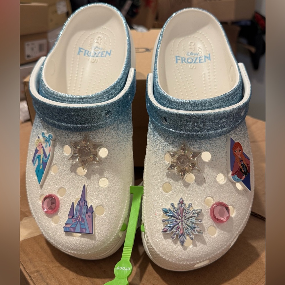 Disney Frozen WOMEN  Sandals - Blue and White